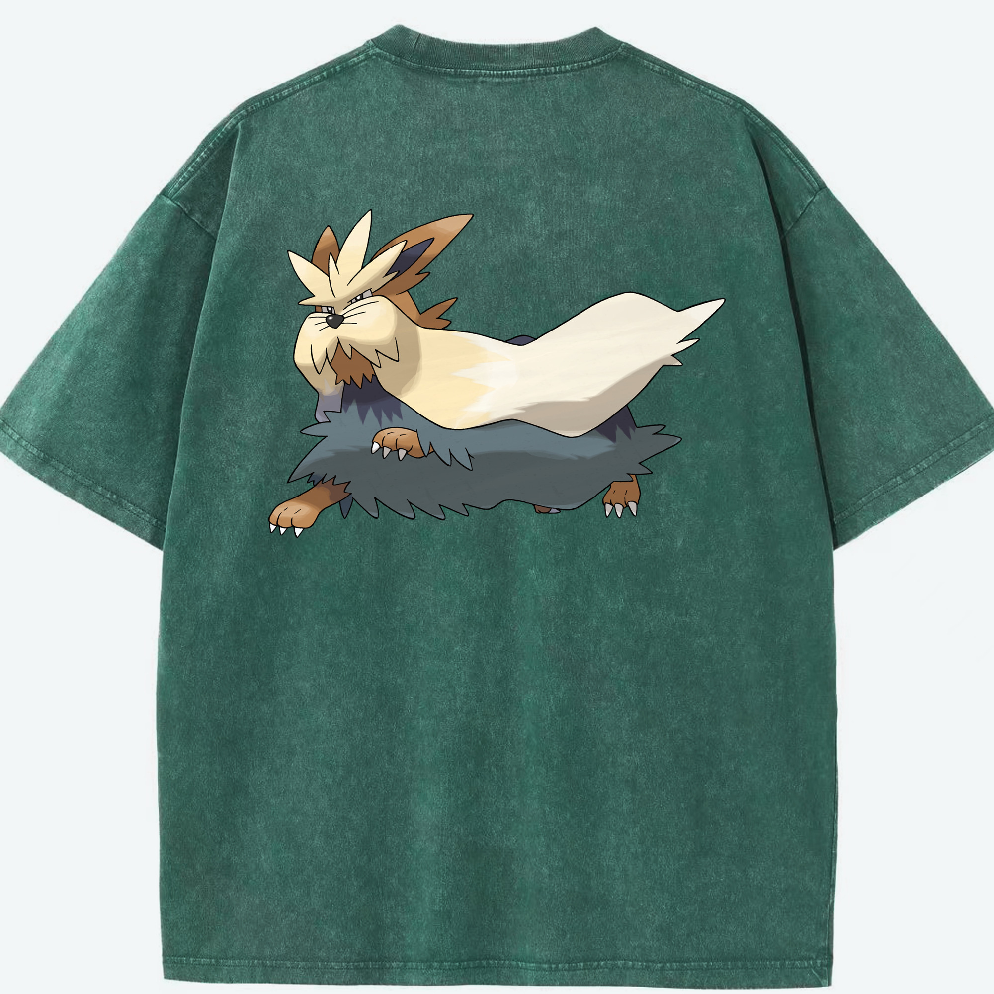 （画像用） ポケットモンスター Pokémon 綿100% ヴィンテージ風 半袖Tシャツ（背面プリント）